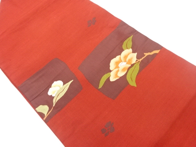 JAPANESE NAGOYA OBI / WOVEN SHIKISHI PATTERN